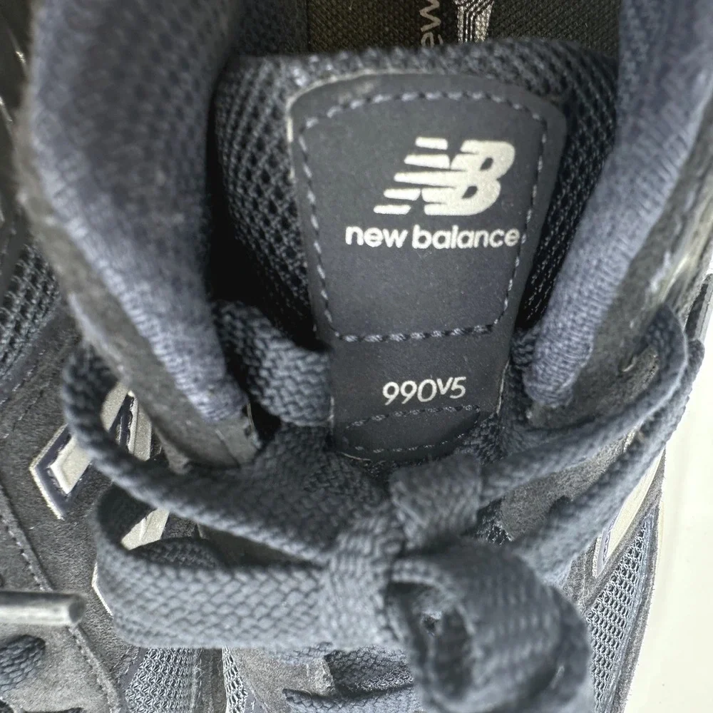 New Balance 990v5‎ Kids Youth Navy Suede Mesh Running Shoes Sneakers US5.5Y 2020
